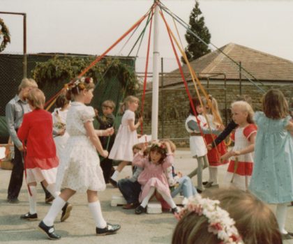 1982 maypole dancing